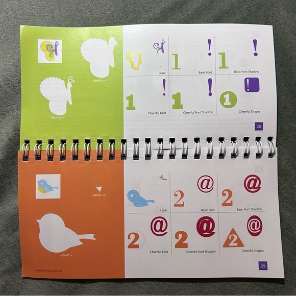 Cricut Creative Memories Cheerful seasons - shapes - Picture 6 of 16